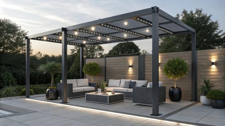 Pergola bioclimatique design : comment aménager un extérieur élégant et confortable ?